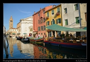  Floating vegetable market, Canal San Barnaba, Venice, Italy � J. Zinn