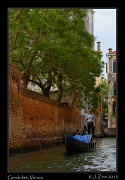  Gondolier, Venice, Italy � J. Zinn