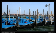  Gondolas along the Riva, Venice, Italy � J. Zinn