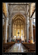  Interior, Church of St. Anastasia, Verona, Italy � J. Zinn
