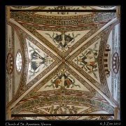  Ceiling, Churche of St. Anastasia, Verona, Italy � J. Zinn
