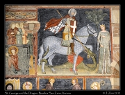  St. George and the Dragon fresco, Basilica di San Zeno, Verona, Italy � J. Zinn