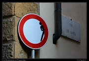  Clet Abraham street art, Florence � Janet Zinn