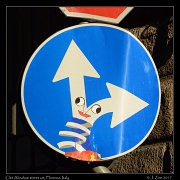  Clet Abraham street art, Florence � Janet Zinn